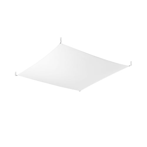 Sollux Lighting Plafondlamp LUNA 4 wit - 140x140x15cm