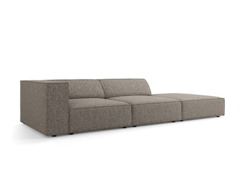 Cosmopolitan Design Rechte bank Arendal 4-zits, chenille, grijs - 102x262x70cm