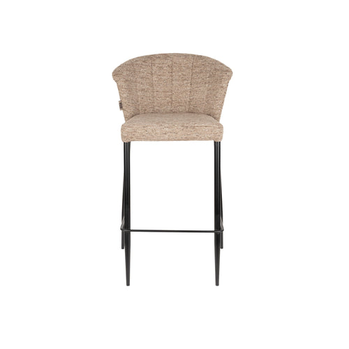Dutchbone Georgia Barkrukken rugleuning 75 cm Bruin - Set van 2