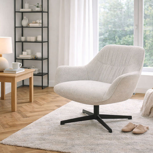 Nolon Jilou Draaibare Fauteuil Beige Melange