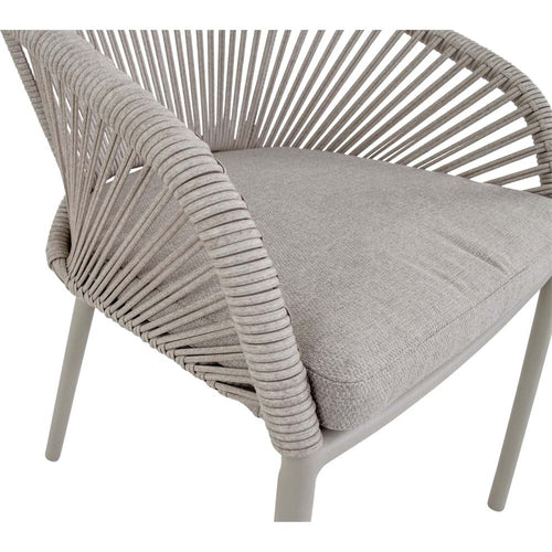 Lesli Living bistrostoel Hirado - beige - 56,5x60x74cm