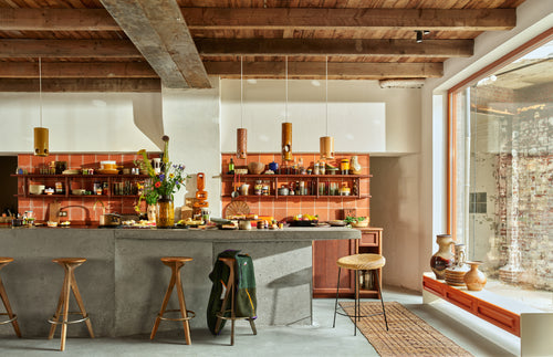 HKLIVING hanglamp Peach – keramiek