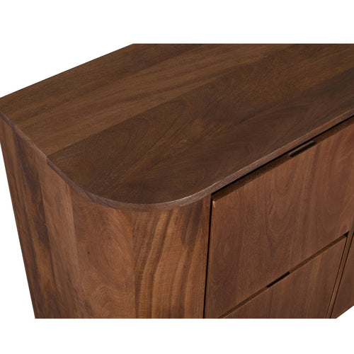 DÉJA Living Dressoir Zenia - Donkerbruin Mangohout - 160x40x80cm - vtwonen shop