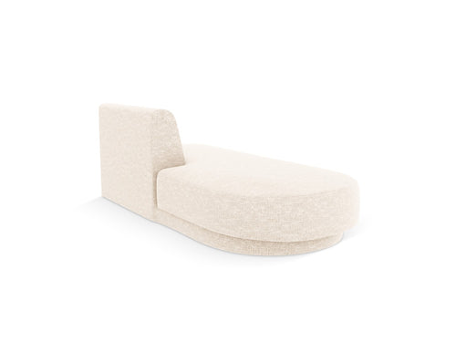 Micadoni - Module "Miley" 2 zitplaatsen, structurele stof ivoor - 90x158x70cm