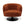 Sia Home - Fauteuil OSKA - Chenille fluweel - Terracotta - 77cm