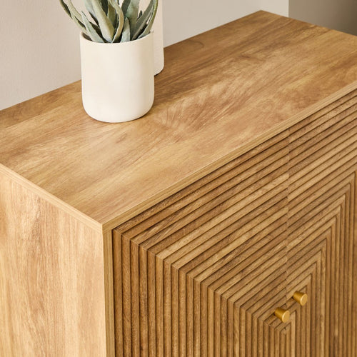 Calicosy - EDEN Dressoir 2 deuren - Licht hout - 75x80x39 cm
