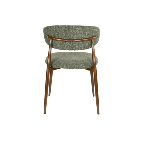 Housecraft Living Noor Eetkamerstoelen Groen - Set van 4