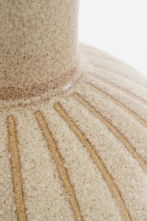 Mica Decorations Holm Vaas - H52 x Ø34 cm - Keramiek - Crème