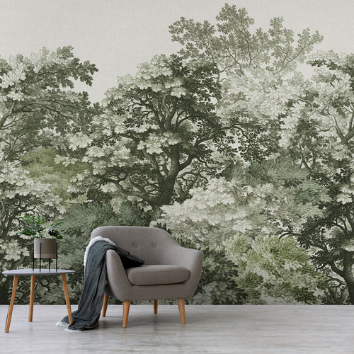 Art for the Home Fotobehang - Forest Canopy  - 300x280 - vtwonen shop