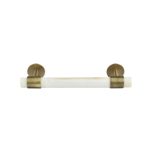 Off white messing greep large