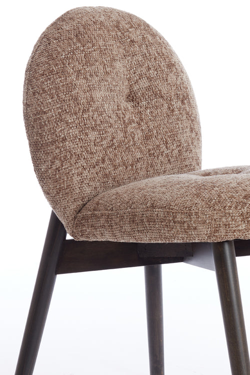 Light & Living eetkamerstoel SINOSA - 59x50x83cm - bruin - Set van 2 - vtwonen shop