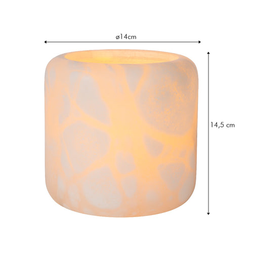 Atmooz kaarsenhouder Oxo L - naturel - Ø 15 x H 14,5 cm