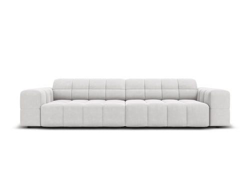 Cosmopolitan Design Bank Chicago 4-zits, flueel geld - 102x252x78cm