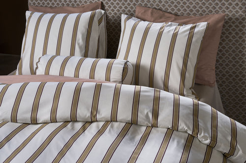 vtwonen Dekbedovertrek Fun Stripe - 240 x 220 cm - Zand