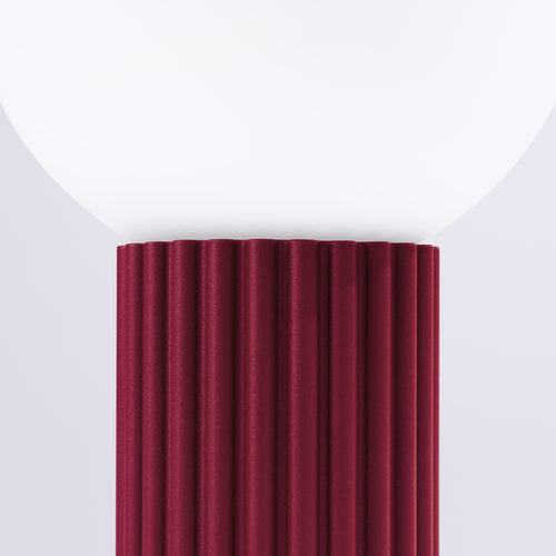 Sollux Lighting Tafellamp HALO bordeaux - 12x12x19cm