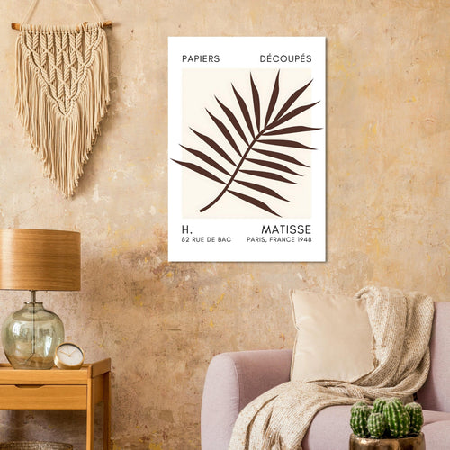 Artfulprints  Matisse – Floral reef brown   poster 30x40 cm - vtwonen shop