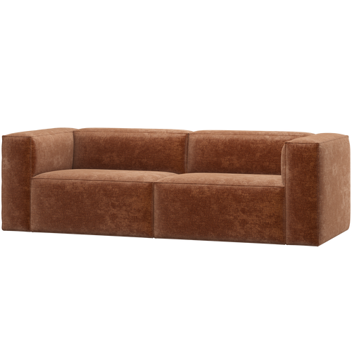 WOOOD 3,5-zits bank Bean - Chenille - Velvet Terra - 73x242x96