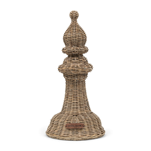 Rivièra Maison Rustic Rattan Chess Bishop Deco - Rattan Pitriet - Naturel - vtwonen shop