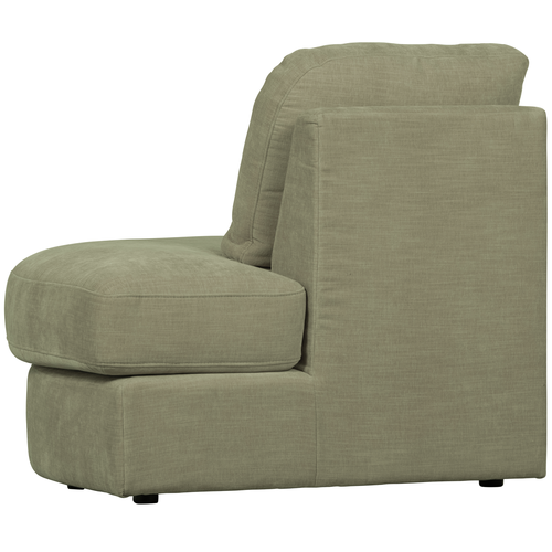 vtwonen 1-zits bank element ronde hoek rechts Family - Polyester - Groen -85x93x98 - vtwonen shop