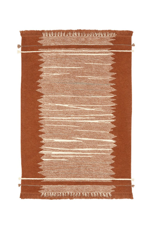 Lorena Canals wasbaar vloerkleed Nomad Sumak Terracotta