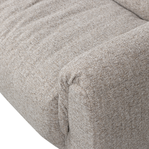 WOOOD 2-zits bank Baggy - Geweven Stof - Naturel Melange - 81x228x102 - vtwonen shop