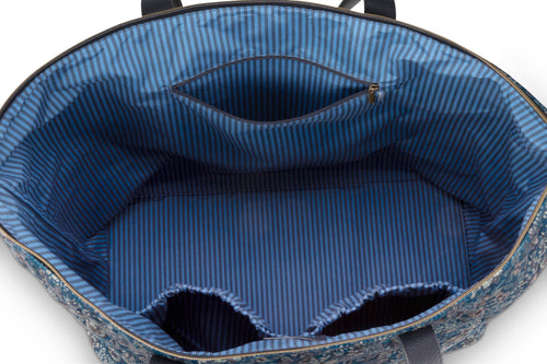 Pip Studio - Tilda Tote Bag Dames - Daisy Dreams - Blauw - 66x20x44cm - vtwonen shop