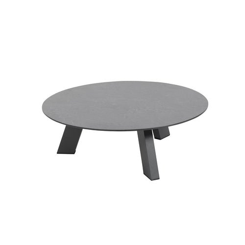 4 Seasons loungetafel Cosmic slate antraciet - Ø78 cm