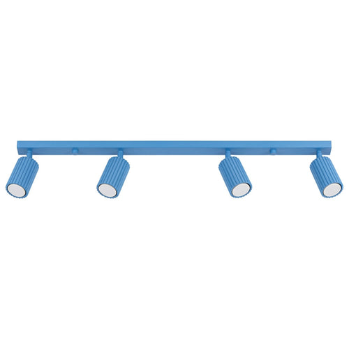 Sollux Lighting Plafondlamp KARBON 4L azuur - 81x6,5x16,5cm