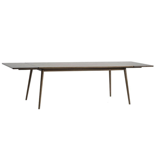 Olivine Boas verlengbare houten eettafel gerookt eiken - 190 x 90 cm - vtwonen shop