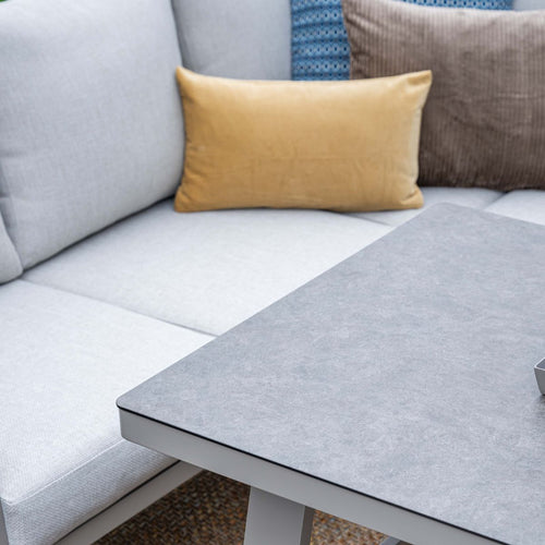 Garden Impressionslounge dining set Cameron 5-delig links - taupe