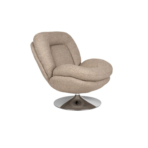 Housecraft Living Romy Fauteuil Draaibaar Bruin