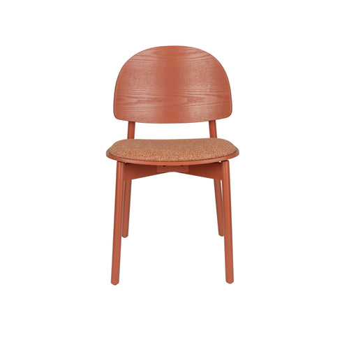 Zuiver Sunrise Eetkamerstoelen Hout Rood - Set van 2