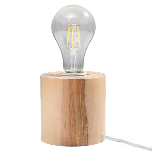 Sollux Lighting Tafellamp SALGADO hout - 10x10x10cm