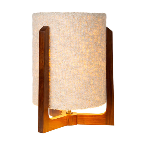 Atmooz tafellamp Enzo - beige - Ø 34 x H 43 cm - E27