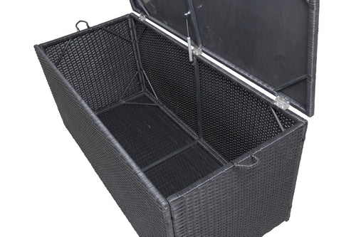 Rebellenclub Opbergbox kussen Haven - 130 x 60 cm - Zwart - vtwonen shop