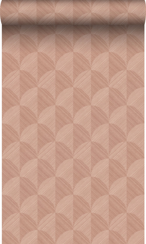 Origin Wallcoverings behang 3D-motief terracotta roze - 50 x 900 cm - 347989 - vtwonen shop