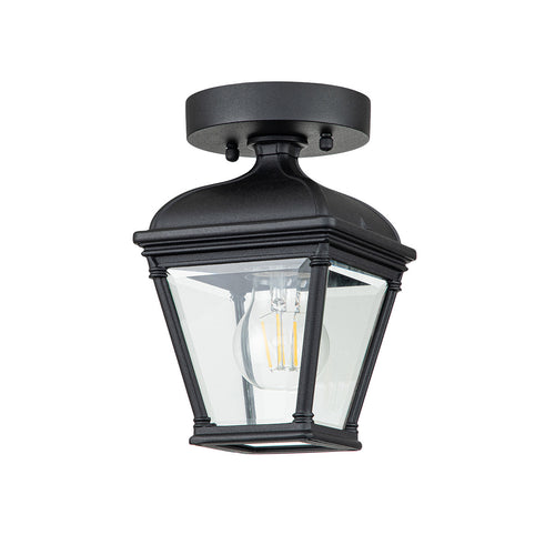 Elstead Bayview Buiten Opbouw Downlight Zwart, IP44