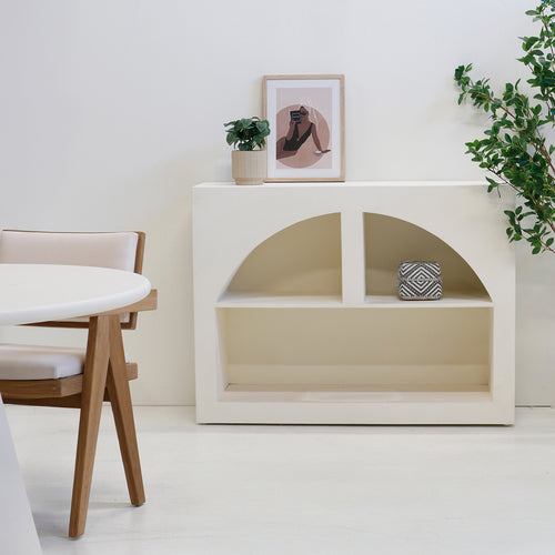 Giga Meubel Dressoir Fien - Beton Ciré - Beige - 120x40x90cm - vtwonen shop