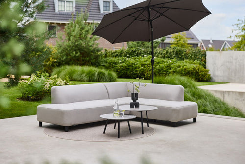 Hartman Bijzettafel Monaco - Grijs/Zwart Keramiek - 60x60x30cm - vtwonen shop