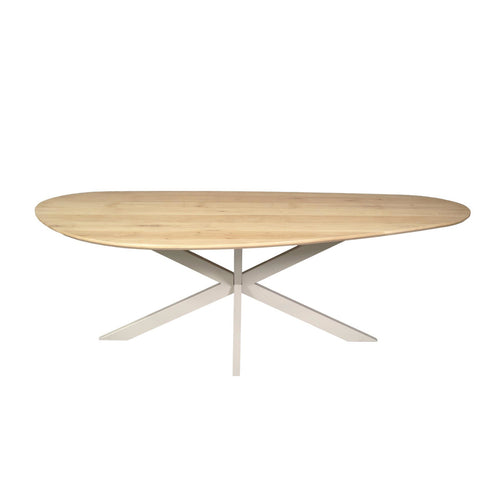 Starfurn Eettafel Cloud - Rechthoekig Zand/Eikenhout - 180x84x76cm