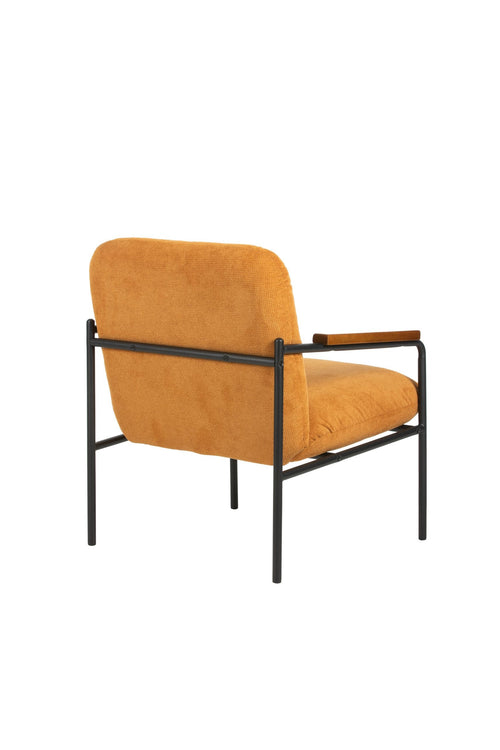 FurniLux Jara Lounge stoel - geel - 68.5x72.5x82 cm - vtwonen shop