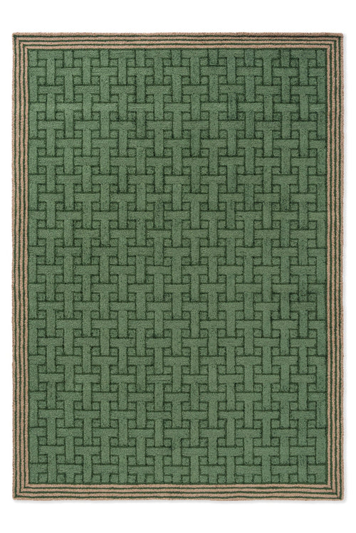 Vloerkleed Ted Baker T Monogram Jade Green Outdoor 160x230 cm - vtwonen shop