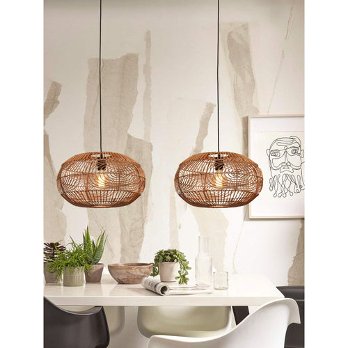 GOOD&MOJO hanglamp Madeira - bruin - Ø30cm - vtwonen shop