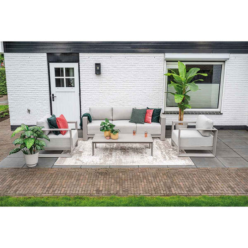 Garden Impressions loungeset Malakka taupe - 3-delig - vtwonen shop