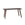 Giga Meubel Eettafel Oslo - Donkerbruin Mangohout - 160x90x76cm