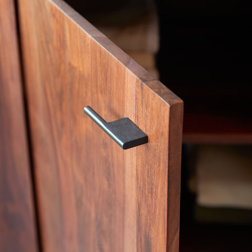 Tikamoon Wastafelkast van massief palissander en marmer 120 cm - Bruin - vtwonen shop