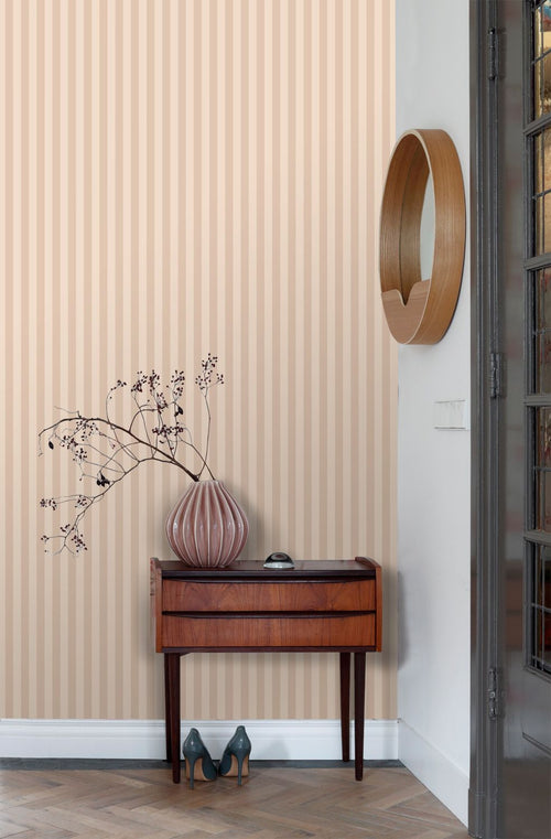 ESTAhome behang strepen licht roze - 50 x 900 cm - 131913
