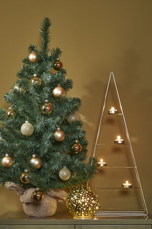 Triumph Tree Alpine Kunstkerstboom in Jute - H90 x Ø66 cm - Groen - vtwonen shop