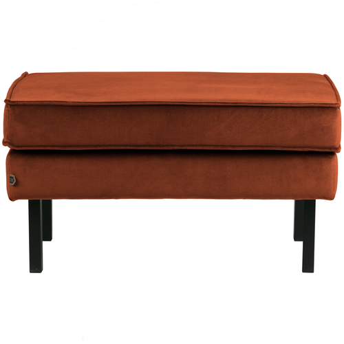 BePureHome hocker op poten Rodeo - Velvet - Roest - 45x84x54 - vtwonen shop