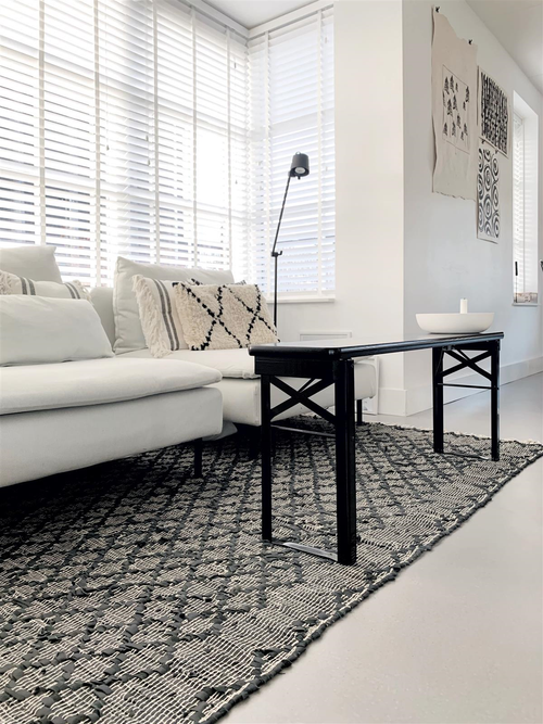 MaximaVida inklapbare bierbank Berlijn 120 x 25 cm zwart - FSC hout - vtwonen shop